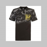 Tapout pánske tričko s obojstrannou potlačou, materiál 100%bavlna farba čierna s nočným maskáčom NIGHTCAMO